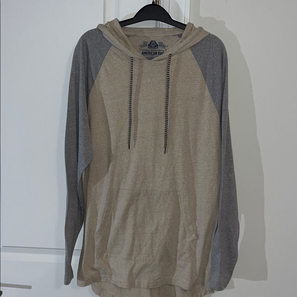 American Rag Stretch lightweight thin golf hooded hoodie sweatshirt sweater L